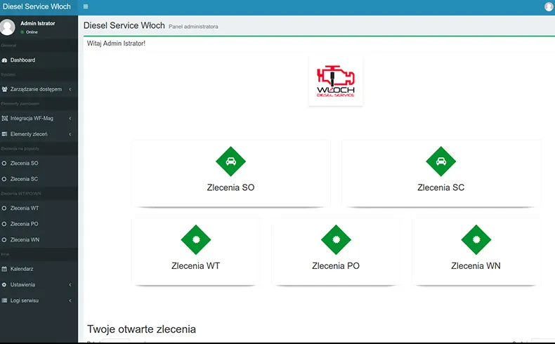 CRM Diesel Service Włoch